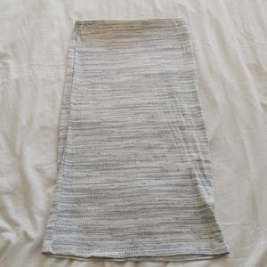 Pencil Cotton Midi skirt